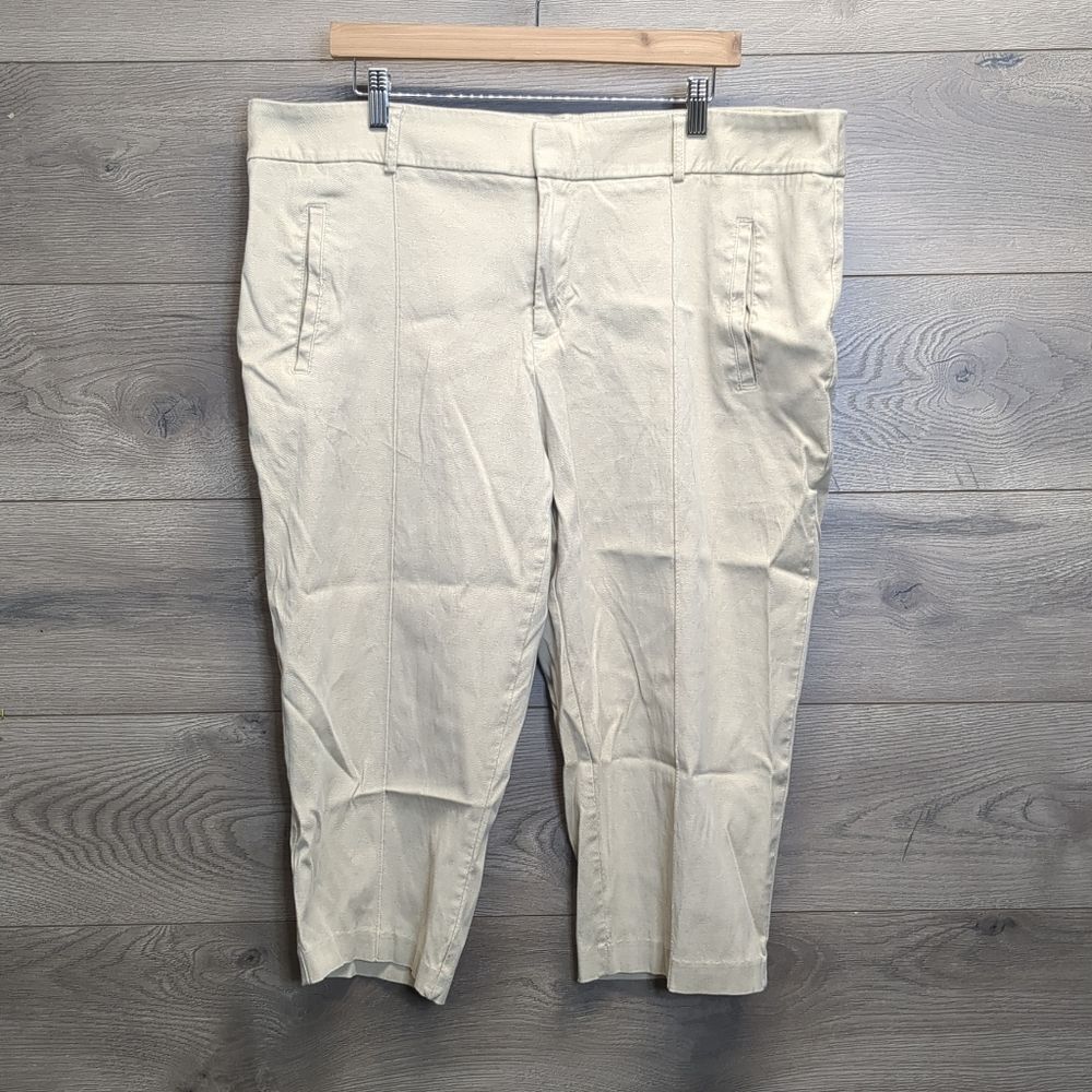 Time And Tru Capri Slack Pants Women's Plus Size 20